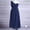 Navy Blue, variant on iEFiEL Women Ladies Chiffon One-shoulder Dress Long Evening Bridesmaid Prom Gown Dress