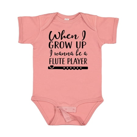 

Inktastic Future Flute Player Music Gift Gift Baby Boy or Baby Girl Bodysuit