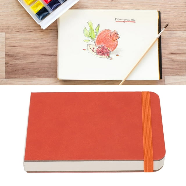 Watercolor Notebook, 30 Thick Pages Design Portable Sketchbook Quick Sketches or Doodles Pocket Watercolor Book for Outdoor Sketching or Travel Drawing