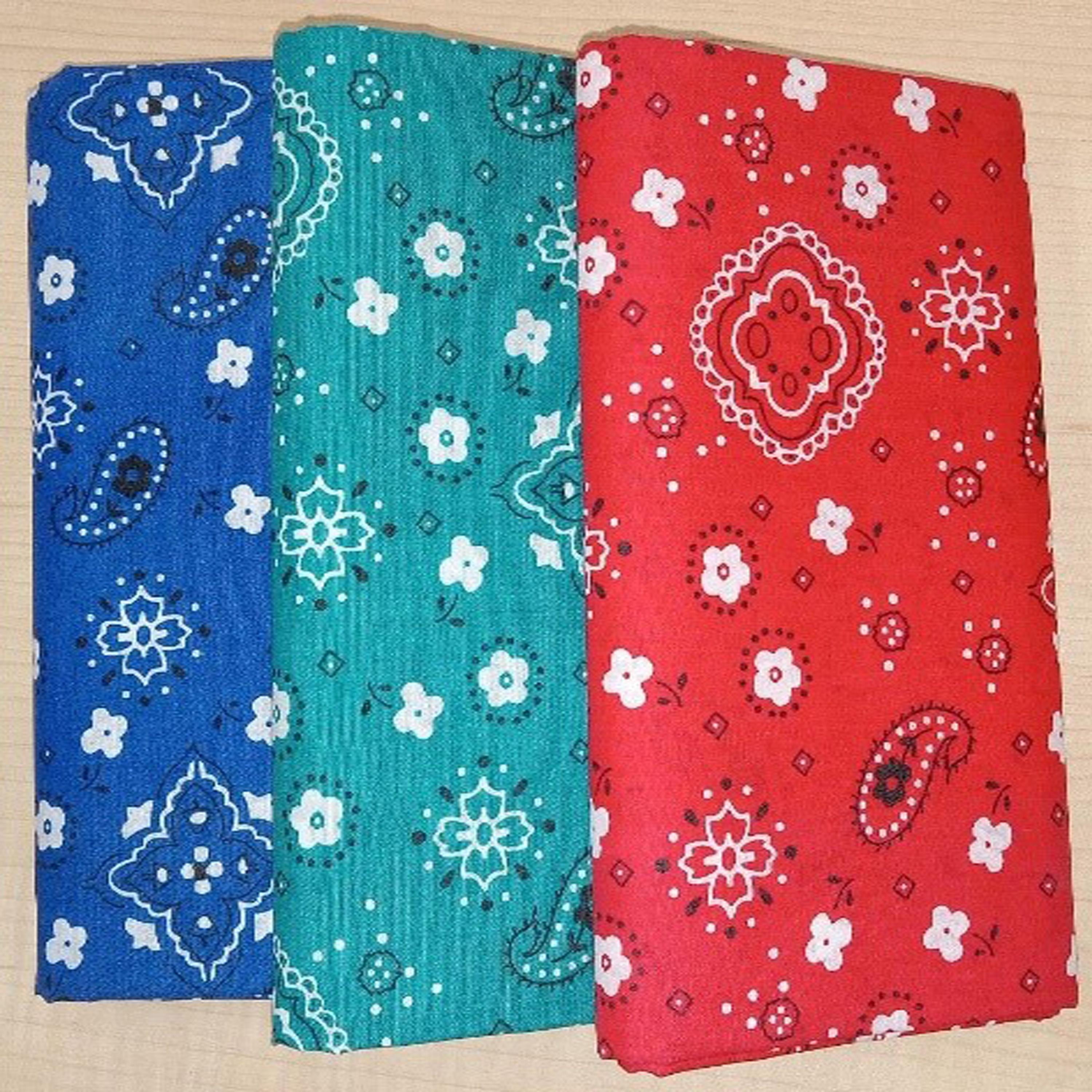 Shason Textile 2 Yard Cut Poly Cotton Print Fabric, Assorted Prints, 44" Wide for Crafts & Sewing
