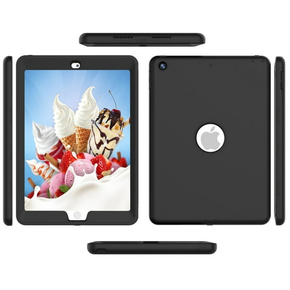 iPad 9th / 8th Generation cover case 10.2 inch with Built-in Screen Protector / 7th Generation case for ipad Model MYLF2LL/A MYLD2LL/A MYLC2LL/A MYN32LL/A MYL92LL/A MYLA2LL/A MYLE2LL/A