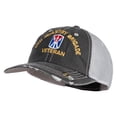 thumbnail image 2 of U.S. Army 11th Infantry Brigade Embroidered Low Profile Special Cotton Mesh Cap - Black OSFM, 2 of 5