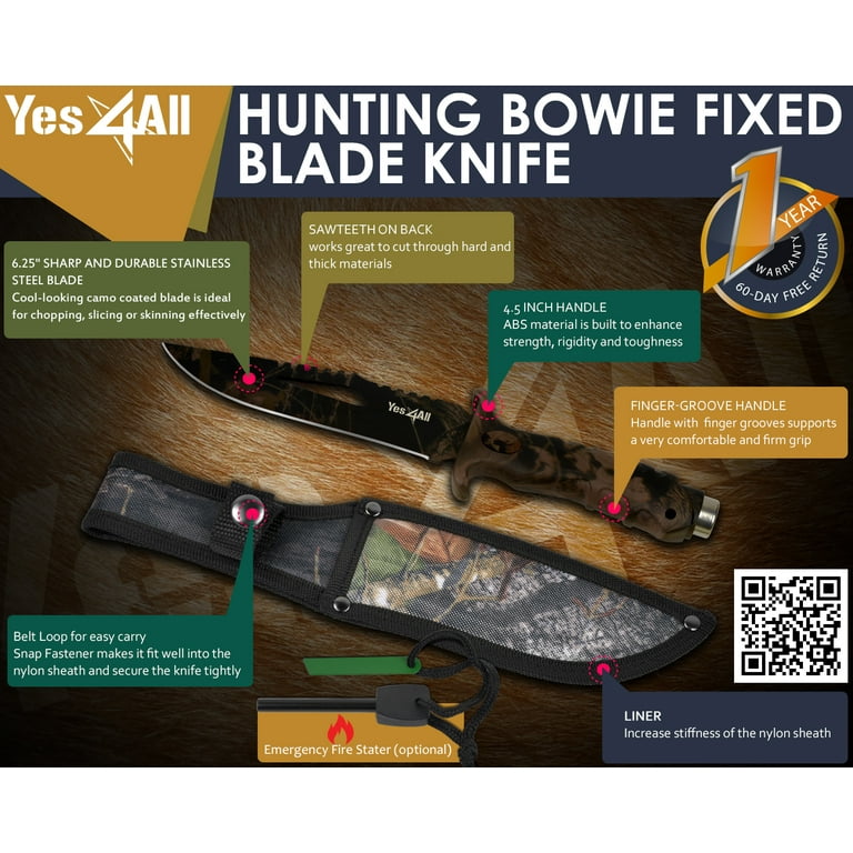 Nylon Fixed Blade Black 4.5 Knife Sheath For Sale