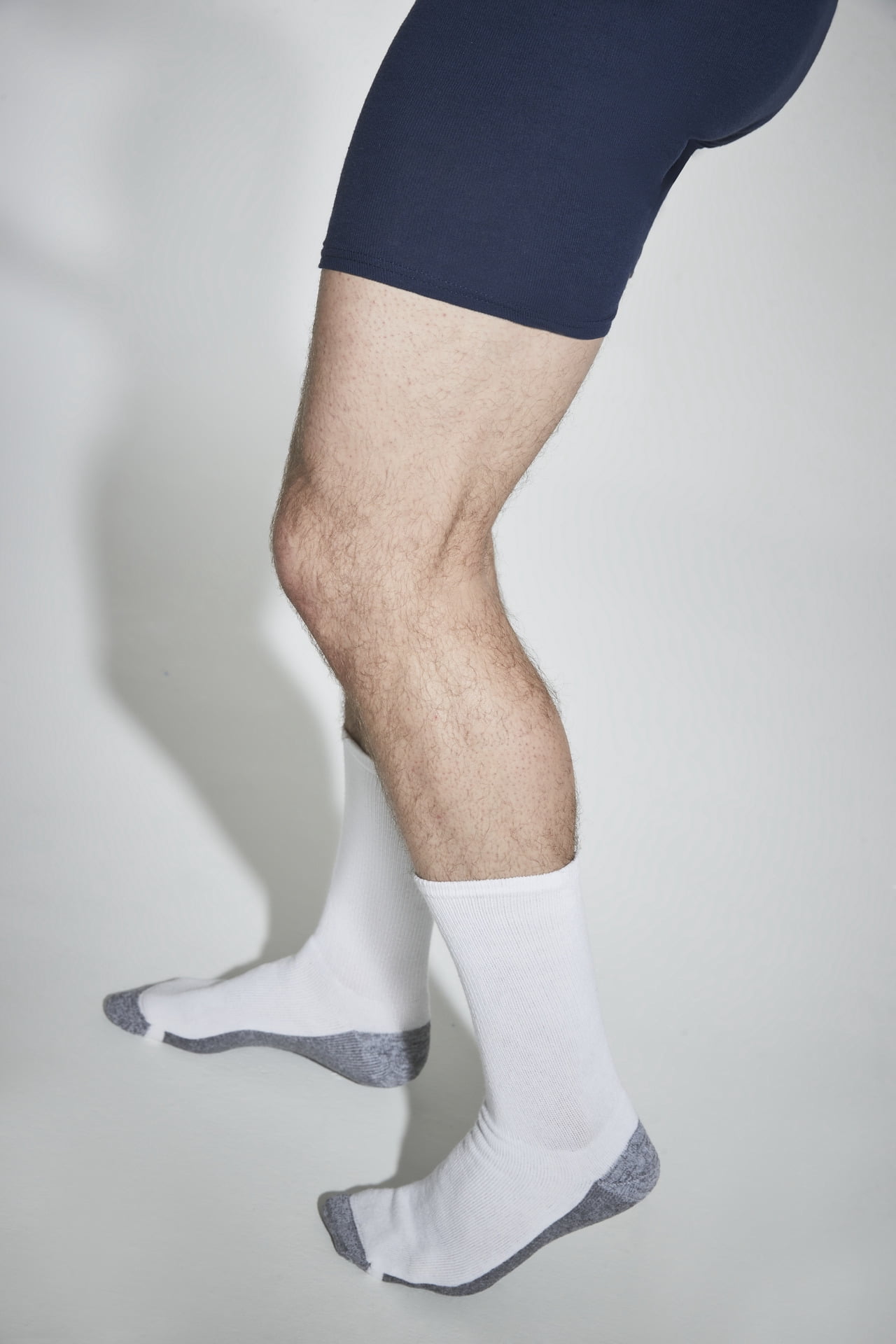 Hanes Men's Double Tough Durability Over-the-Calf Socks, 12-Pack, Size 6-12