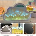 thumbnail image 4 of Tulip Lamp Tulip Mirror Night Light, Topboutique Tulip Cloud Desk Lamp - LED Living Room Bedside Desktop Ornaments,Night Light for Bedroom (Blue), 4 of 7