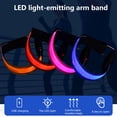 thumbnail image 3 of Portable Glowing Armband Super Bright Wear Resistant Adjustable Tightness LED Armband for Running, 3 of 7