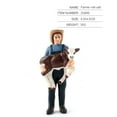 thumbnail image 1 of Lefu Modèle Trains Fermier Berger Peint Figures Simulation Ferme Debout Personnes, 1 of 5