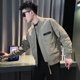 thumbnail image 4 of Chaquetas de hombre Primavera Otoño Abrigos masculinos Slim Fit Cremallera V Entrega rápida Diseñador de lujo Marcas originales Ofertas Y2k Joker Harajuku, 4 of 5