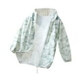 thumbnail image 2 of LOVZFMLL Jackets for Girls Summer Girls' Sun Protection Clothing With Protective And Friendly Ice Jacket And Dry Zipper Hooded Top Suitable For Going Out 3-4 Years, 2 of 3