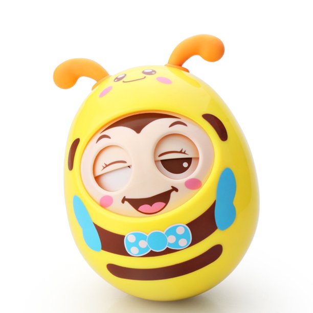 Yoone Cartoon Baby Tumbler Toy Wink Design Educational Cute Tumbler