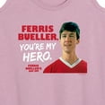 thumbnail image 3 of Ferris Bueller's Day Off - Ferris My Hero - Women's Racerback Tank Top, 3 of 5