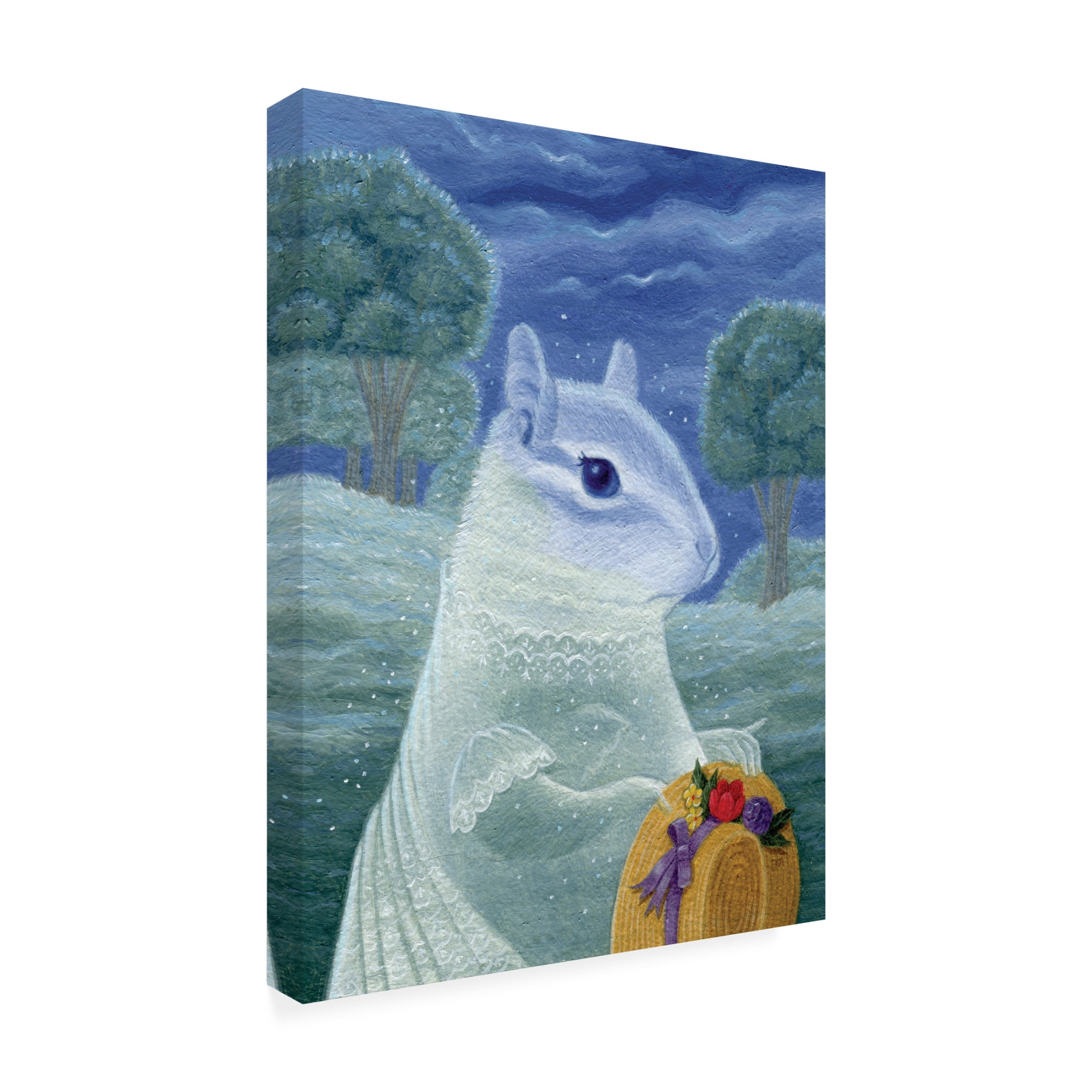 Canvas Wall Art - Gina Matarazzo 'Amelie at Dusk' Wall Art for Living Room, Bedroom, or Office Décor by Trademark Fine Art - 18 x 24 Inches