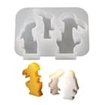 thumbnail image 1 of Wmool Easter Silicone Molds DIY Dropper Resin Gypsum Rabbits Candle Ornament Mold', 1 of 9