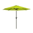 thumbnail image 3 of WestinTrends Paolo 9 Ft Patio Umbrella with Base Included, Market Table Umbrella with 20 Inch Fillable Black Round Base, Lime Green, 3 of 7