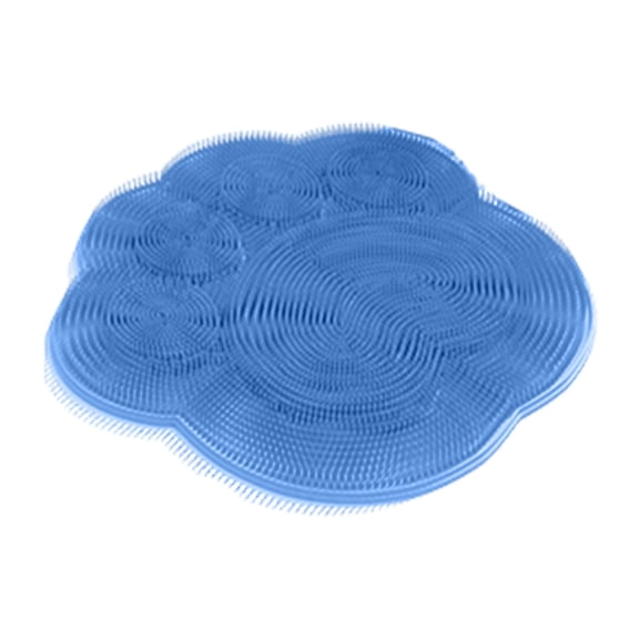 Non Bath Mat for Shower and Tub with Suction Cups and Drain Holes Rubber Backing Water Absorption Easy Clean Elderly Safe Design for Bathroom