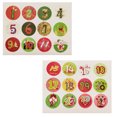 thumbnail image 3 of Promotion Sale! Nomeni Christmas Decorations Pattern Calendar Bag Bundle Bag Gift Linen Candy Christmas 124 Cotton Advent Home Decor, Home Calendar Clearance Sale, 3 of 5