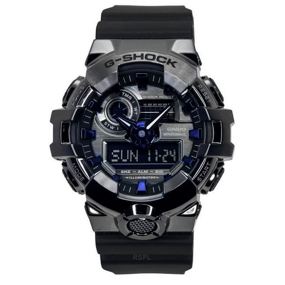 Casio G-Shock G-Steel Analog Digital Resin Strap Grey Dial Quartz GM-700P-6A 200M Men's Watch