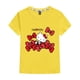 thumbnail image 4 of Ropa infantil de Hello Kitty, camiseta informal de verano a la moda de manga corta con estampado de dibujos animados para niña, camiseta transpirable de algodón puro para niño, nueva, 4 of 5
