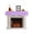 Plum Orchid, variant on Fall Scarecrows Fireplace Mantel Scarf Cover 70"Wx17"L,Fireplace Mantel Shelf Top Runner,Autumn Thanksgiving Farm Pumpkins Fruit Mantle Dresser Scarves Table Runner for Holiday Party Living Room
