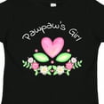 thumbnail image 4 of Inktastic Pawpaw's Girl Heart Flowers Girls Toddler T-Shirt, 4 of 5