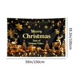 thumbnail image 3 of Fiudx Decoraciones navideñas para interiores Banners navideños Decoraciones Fondos Decoraciones navideñas Actividades Suministros para fiestas al aire libre, 3 of 6