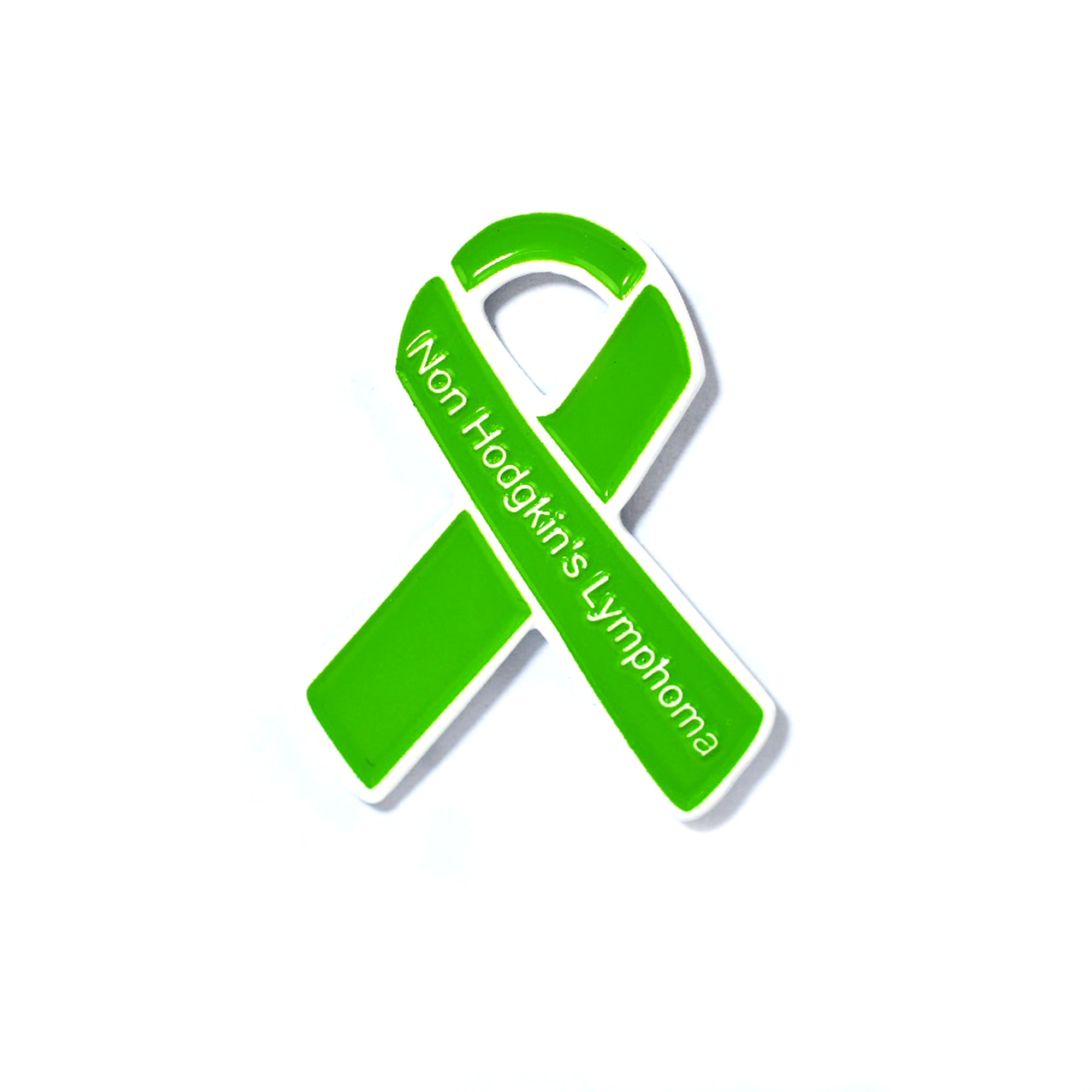 WIZARDPINS Lime Green Awareness Ribbon Official Premium Enamel Pin Non-Hodgkin Lymphoma 