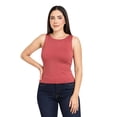 thumbnail image 1 of Blusa sin mangas escote tipo barco /Juvenil, 0271 (Rojo) rojo CH, 1 of 4