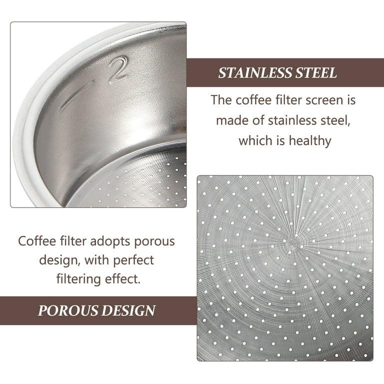 TABLZONE Stainless Steel Basket for Coffee Makers, Precision