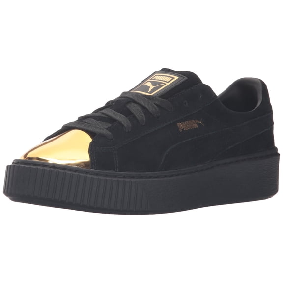 Puma Suede Platform Gold Sneakers Yellow