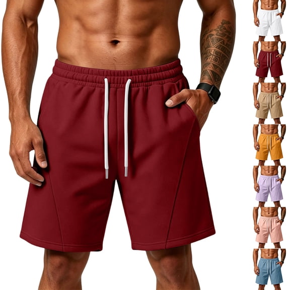 Heavyweight Thick Men's Sweat Shorts Baggy Sweatpants Mens Lounge SweatShorts Complexion 3XL