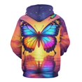 thumbnail image 3 of Dreamy Purple Butterfly Pattern (94)-2 3d Sweatshirts Hoodie Fashion Casual Personality Men's Women Street Hoodie Pullovers Long Sleeve Comfortable Top, 3 of 6