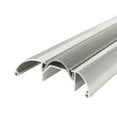 thumbnail image 2 of M-D Building Products 08409 3-3/8 in. x 1-1/8 in. x 36 in. Silver Aluminum and Vinyl High-Profile Threshold, 2 of 5