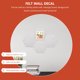 thumbnail image 4 of KAKOWELY 1Jgo Tablero De Pared De Fieltro Beige Para Oficina Con Hexagonal Decorativo, 4 of 6