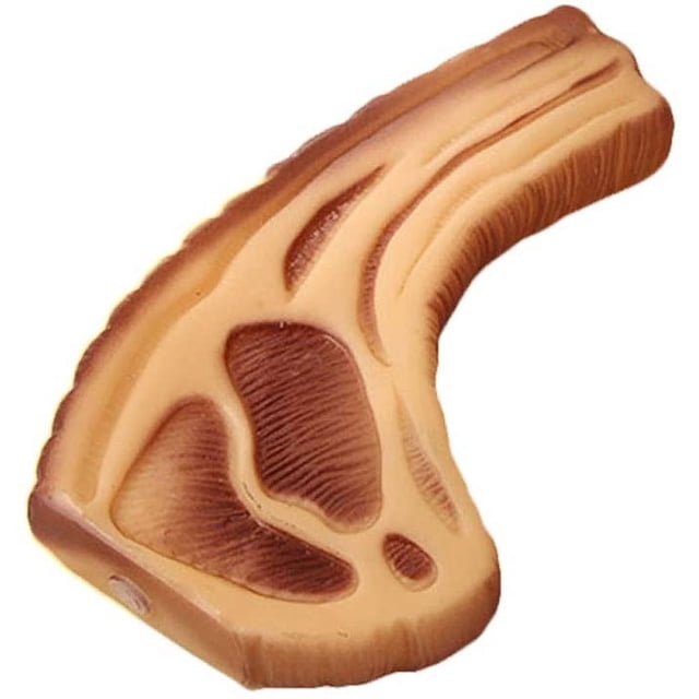 Bienvenido juguete Molar remoto para mascotas, juguete para masticar carne chirriante, juguete de simulación con forma de vientre de cerdo, juguete para morder para perros, suministros para mascotas