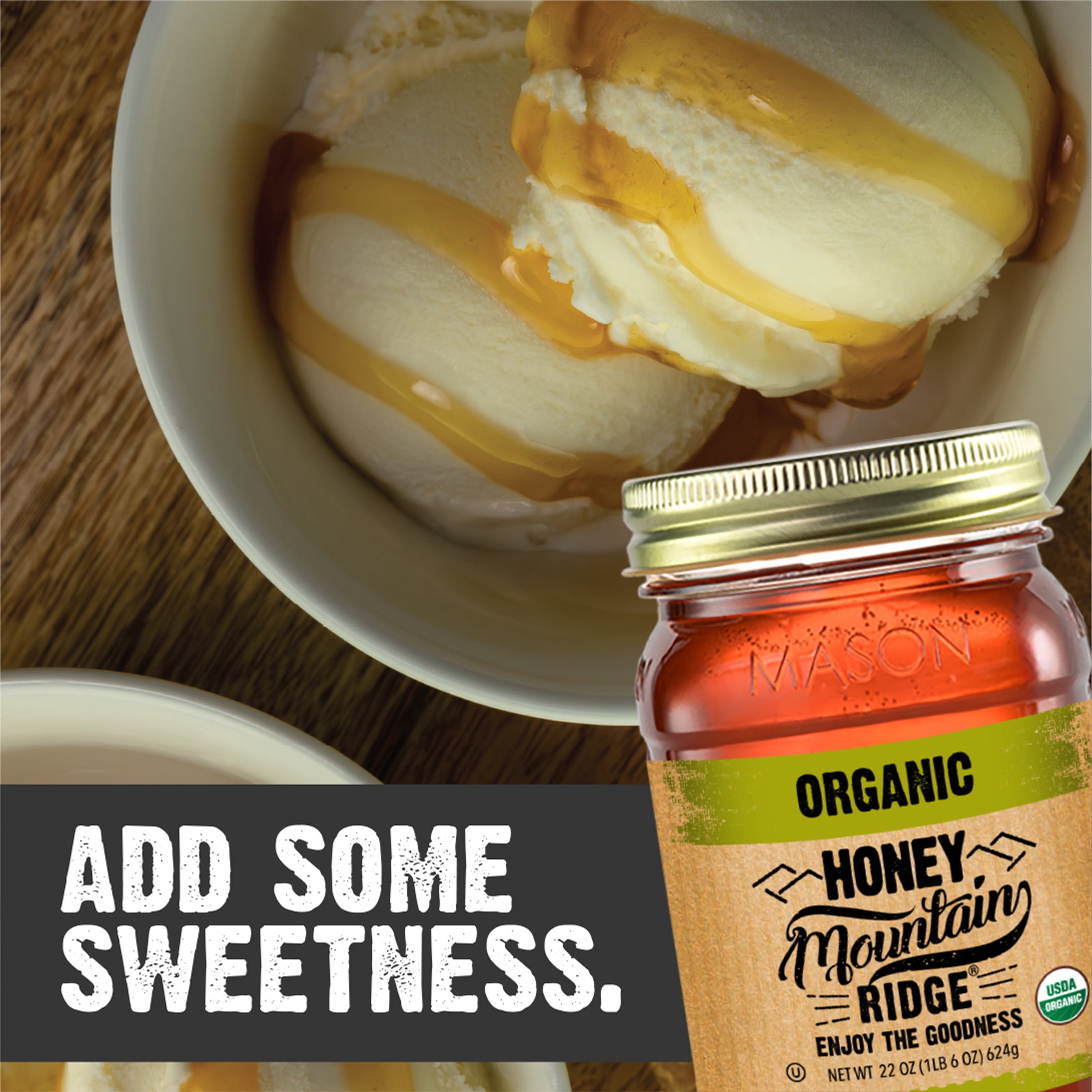 Mountain Ridge Raw Honey 22 oz
