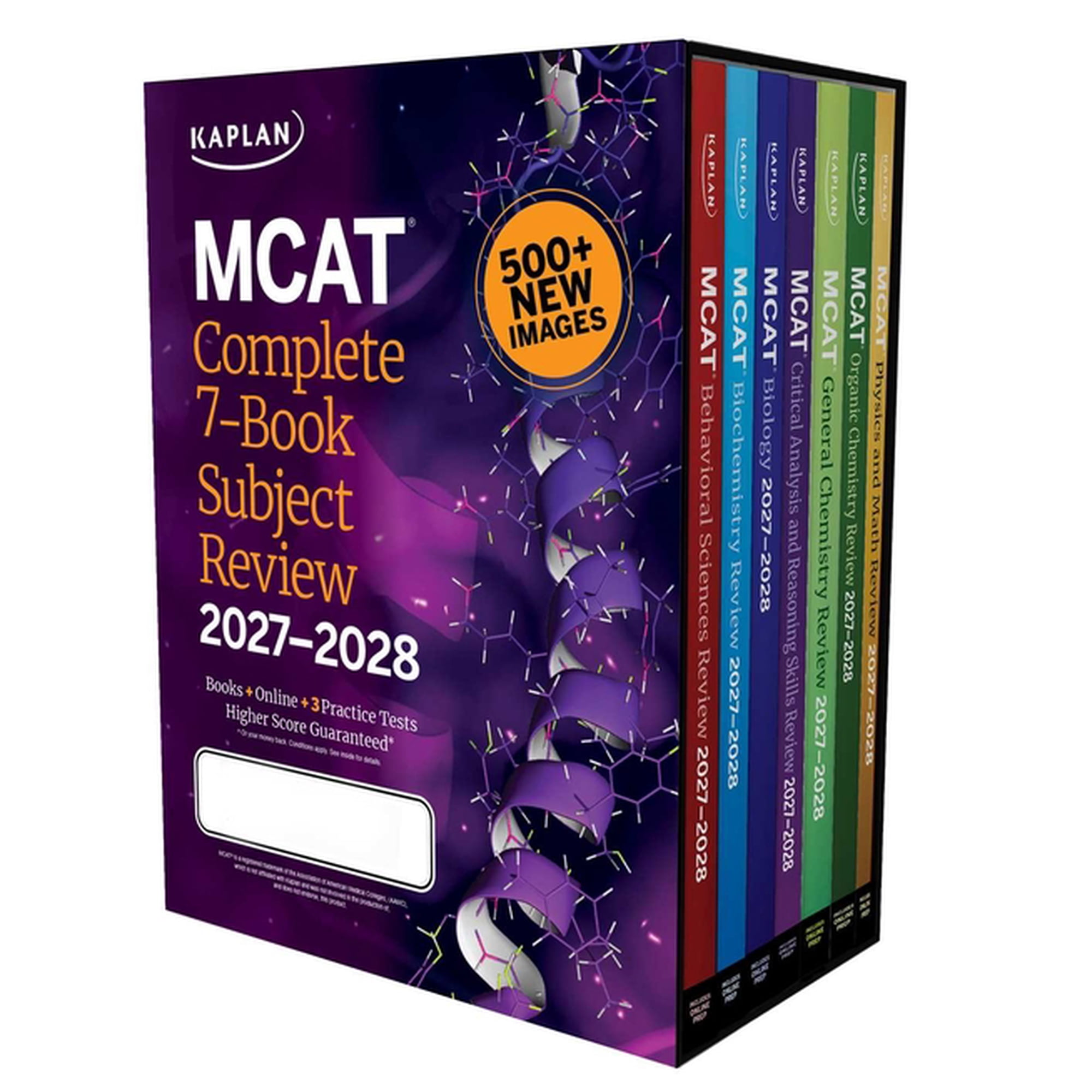 Kaplan Test Prep MCAT Complete 7-Book Subject Review 2027-2028 Biggest Update Ever: 500+ New Images & All-New Cars Book 3 Practice Tests , (Paperback)