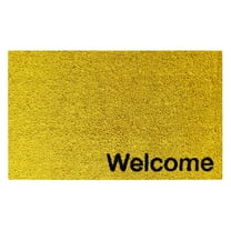 Collins Yellow Pastel Welcome Doormat, 17" x 29"