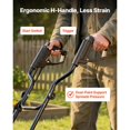 thumbnail image 3 of Corded Electric Tiller, 18 Inch Tilling Width Garden Rototiller, 13.5-Amp Motor Heavy-Duty Tilling Machine, Cultivator with Steel Tines and Foldable Handle, for Lawn, Yard, and Gardening Care, 3 of 6