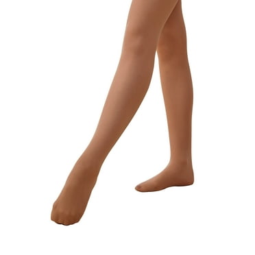 Daydance Footed Tights Ballet Stockings Dance Pantyhose for Girls, One Pair
