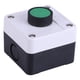 thumbnail image 1 of Caja de control de un botón con interruptor de botón verde resistente a la intemperie para abridor de puerta, 1 of 5