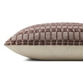 thumbnail image 3 of Chris Loves Julia x Loloi Poe Burgundy 18'' x 18'' Decorative Pillow, 3 of 4