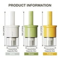 thumbnail image 3 of Oil Dispenser Bottle With Heat Brush Glass Oil Dispenser For Kitchen Oil Container With Silicone Basting Brush For Cooking BBQ Vinegar Grill Frying Oil And Vinegar Bottle in One Cheese for Straining, 3 of 4