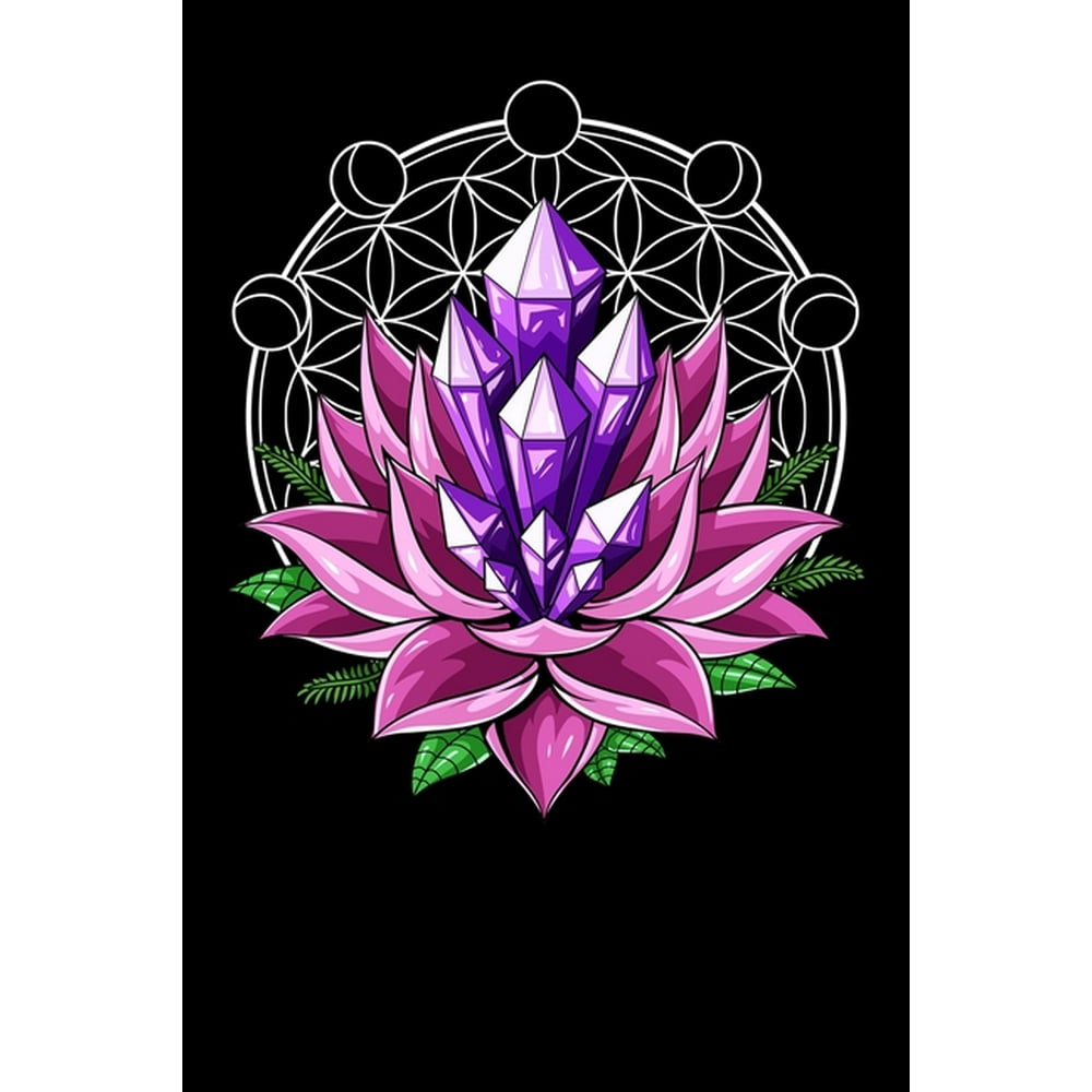 Spiritual Notebook Lotus Flower Of Life Spiritual Sacred Geometry
