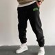 thumbnail image 2 of Pantalones deportivos holgados de punto para hombre, para otoño-invierno, estilo urbano, 2 of 4