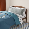 thumbnail image 2 of Mainstays Kids Body Pillow with Plush Ribbed Corduroy Removable Cover, 48" x 20", Soft Silver, 2 of 5