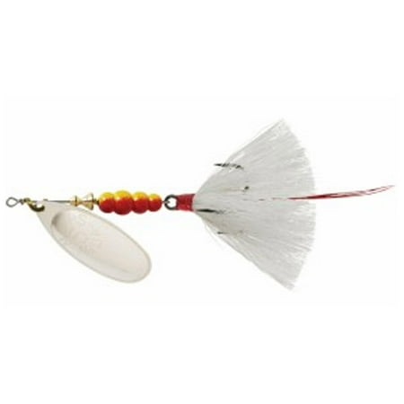 UPC: 0022141057699 | Mepps Dressed Aglia Treble Inline Spinner Silver White