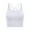 White, variant on Wancir Women Sports Bra Bikini Top Only Swim Bra Athletic Swim Top Scoop Neck Bathing Suit Top