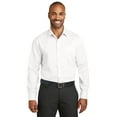 thumbnail image 1 of Camisa de sarga sin planchado Slim Fit de Red House. RH80 Blanco L casa Roja RH80, 1 of 1