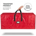 thumbnail image 3 of EASTIN Large Christmas Tree Storage Bag - Fits Up to 9 ft Tall Holiday Artificial Disassembled Trees with Durable Reinforced H, 3 of 6