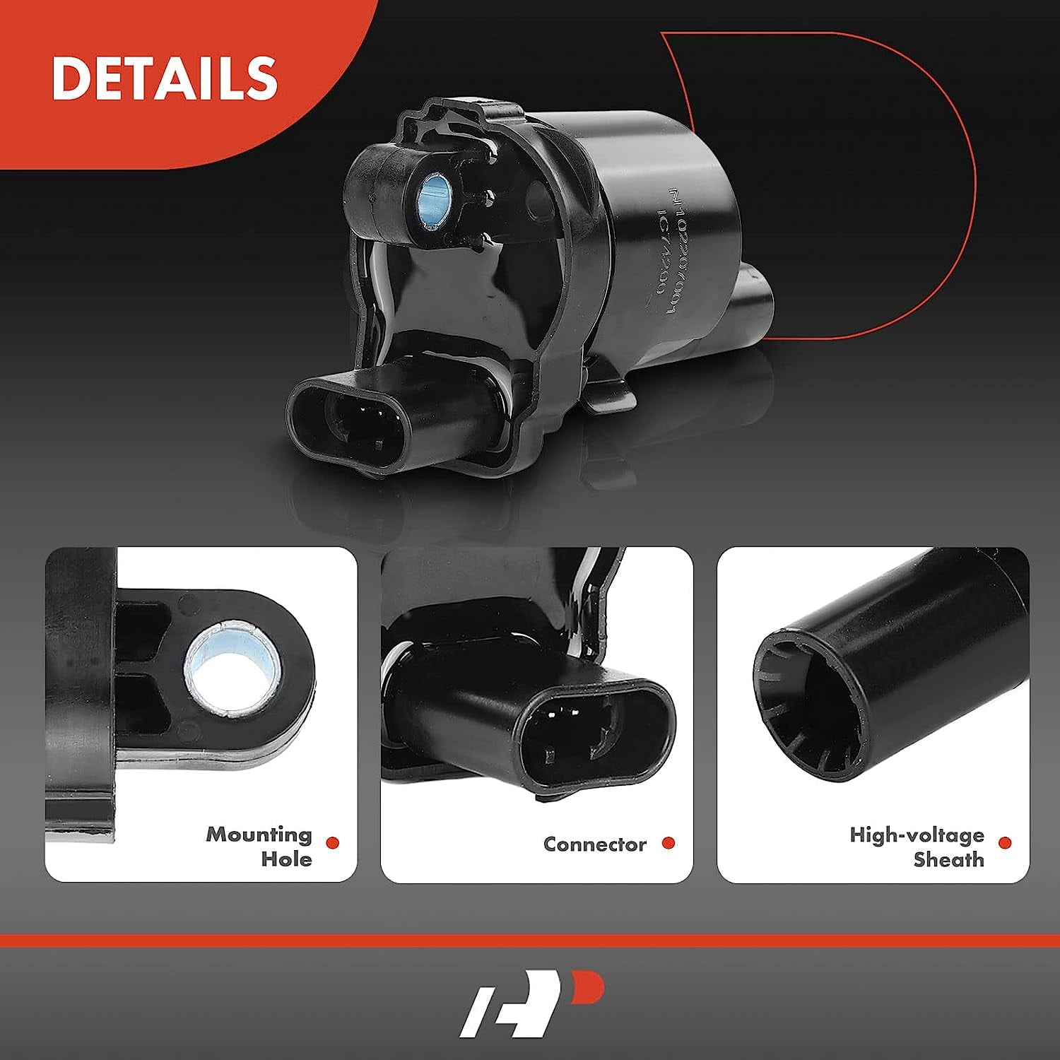 A-Premium Ignition Coil Pack Compatible With Chevrolet Silverado 1500/ Corvette 2014-2019, Tahoe/Suburban 2015-2019, Camaro & GMC Sierra 1500 2014-2019, Yukon & Cadillac Escalade, CTS 8-PC Set